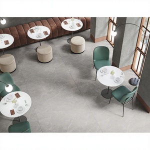 Azulejos de porcelana con aspecto natural, 10 mm de grosor, 600x1200 mm, antideslizantes, acabado brillante, textura de tela, 5 años de garantía para suelo. - Product Image 1