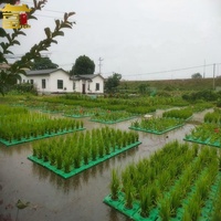 Tratamiento de Aguas Residuales ecológico, plantas artificiales bioflotantes, HDPE