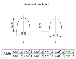 <span class=keywords><strong>Dental</strong></span> ortodôntico NiTi Arch fio ativado por calor - Product Image 6