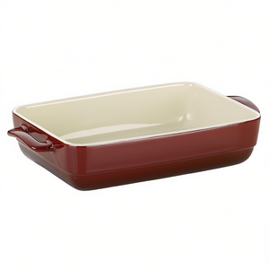 Casserole Dish Rectangular <b>Ceramic</b> Baking Dish With Handles Oven Safe Durable Modern Design - Product Image 2