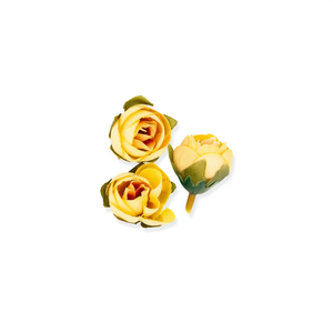 ILAN Flores de Rosa Seca de 2.5cm, 3 Piezas para Decoración de Pasteles - Product Image 1