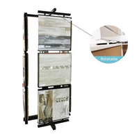 Design Super Minimaliste 360 °   Présentoir multi-panneaux pour carreaux de céramique, support rotatif segmenté pour dalles de pierre de quartz, présentoir de sol