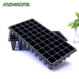 Plateau de semis réutilisable en plastique noir à 72 cellules pour la germination des graines de légumes et de fleurs - Product Image 4