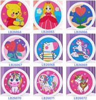 Kits de Peinture Diamant Encadrée en Gros pour Enfants, Art Gemme Dinosaure Licorne Dessin Animé, Jouets Créatifs DIY pour Filles et Garçons de 4 à 12 Ans