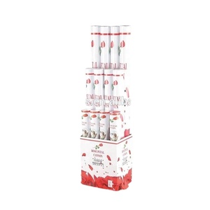 <strong>Wedding</strong> Rose Petals Streamer Popper <strong>Confetti</strong> Cannon Factory Party Popper - Product Image 1