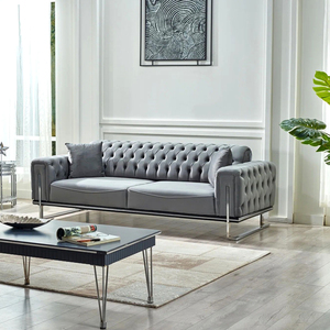 Grosir set <span class=keywords><strong>Sofa</strong></span> mewah Italia antik baja tahan karat Set <span class=keywords><strong>Sofa</strong></span> biru ruang tamu desain 3 2 1 <span class=keywords><strong>Sofa</strong></span> dan <span class=keywords><strong>Sofa</strong></span> - Product Image 6
