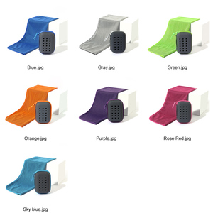 Serviette rafraîchissante à séchage rapide avec étui portable, serviettes glacées pour le sport, absorbant la transpiration, foulard pour la course, le yoga, la gym - Product Image 2