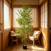 Décoration de mariage réaliste, arbre en bambou artificiel, plante en plastique, faux bonsaï, décoration intérieure et extérieure, jardin, hôtel, fête