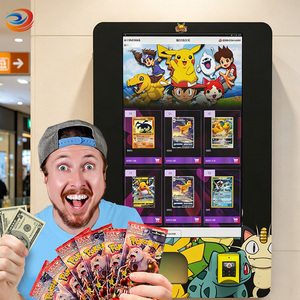 Distributeur de cartes mural certifié CE RoHS SDK basé sur le cloud, conforme ADA, pour cartes <span class=keywords><strong>Pokémon</strong></span> et anime, capacité de 600 paquets - Product Image 1