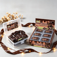 Balles anti-stress en chocolat à presser, jouets moelleux en boîte – Soulage l'anxiété, unisexe, design amusant et original