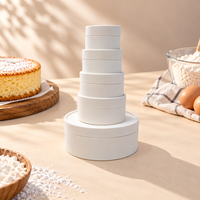 Tube en papier pour gâteau cylindrique 200 ml, boîte à bonbons, emballage pour gâteaux, boîte à cupcakes