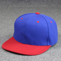 6 Panneau Plain Blank Haute Qualité Snapback Trucker Hat Men 2 Two Tone Unstructured Baseball Snapback Hat