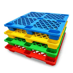 LYPALLETS Factory Direct Price Supply 4 Way Flat Top Nine Foot Cheap Plastic Pallet for Sale