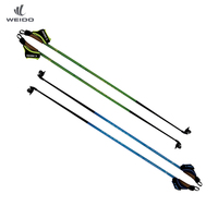 Bâtons de ski de fond légers 100% fibre de carbone Bâton de ski alpin 185g/pièce Sangles de ski Accessoires de ski Ensemble de skis
