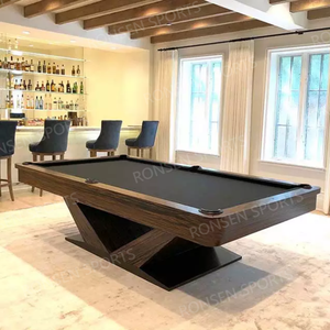 Venta directa de fábrica de calidad Superior 9 pies 8 pies 7 pies tamaño precio barato mesa de billar de madera maciza con accesorios gratis - Product Image 3