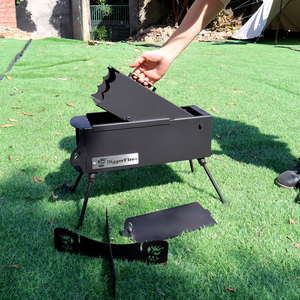 Stufa a <span class=keywords><strong>legna</strong></span> a razzo a portale quadrato pieghevole per cucinare all'aperto infiammabile multicombustibile per il campeggio - Product Image 2