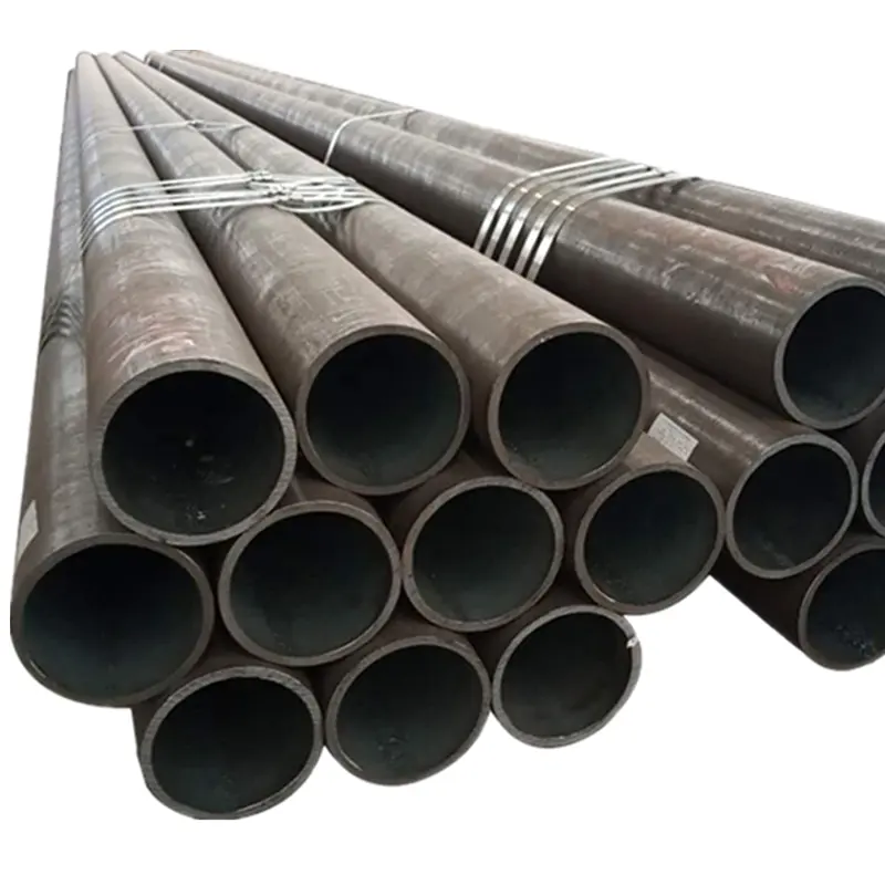 Factory supply 24 inch 400mm diameter galvanized boiler round black seamless carbon steel pipe price per ton