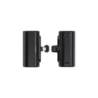 Batterie externe pliable double tête pour extérieur, 5000 mAh, mini portable avec support intégré, lithium haute capacité