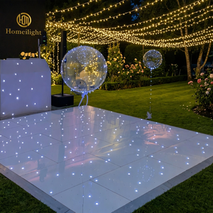 Homei 16*16FT Prix d'usine Homei Piste de danse LED Starlit pour mariage, discothèque, fête, couleur blanche, piste de danse LED portable en acrylique - Product Image 2