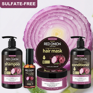 Occa nhãn hiệu riêng Sulfate-Miễn phí anit-rụng tóc tăng cường màu Đỏ hành tây mọc lại tóc tăng trưởng dầu gội đầu và điều thiết lập - Product Image 1