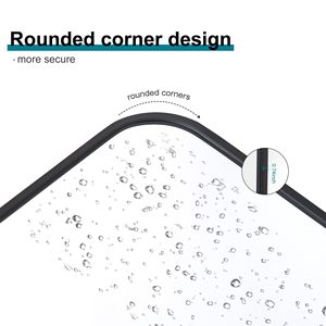 Espejo de baño autoadhesivo montado en la pared, superventas, opción sin perforaciones, perfecto para lavabos y necesidades de maquillaje - Product Image 6