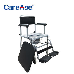 Siège de toilette réglable <span class=keywords><strong>pour</strong></span> hôpital médical Chaise d'aisance mobile <span class=keywords><strong>pour</strong></span> personnes âgées Équipement de sécurité <span class=keywords><strong>pour</strong></span> salle de bain Utilisation directe - Product Image 5