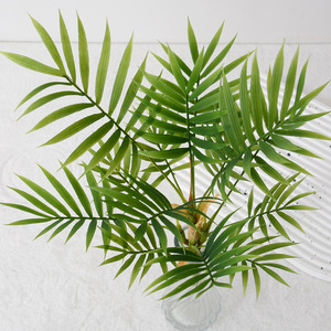 Planta Artificial de Areca de 44 cm, Decoración de Interior para el Hogar, PVC Suave, Flower Delight - Product Image 3