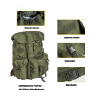 Sac à dos tactique Alice de grande capacité, de qualité supérieure, imperméable, sac moyen en nylon, sac à équipement pour sac à dos tactique