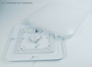 Lampada da Soffitto LED Quadrata 16W 24W con Sensore di Movimento <span class=keywords><strong>a</strong></span> Microonde per Case di Riposo - Product Image 4