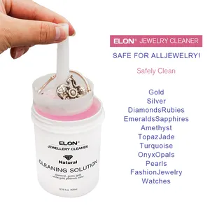 100% Natural Pink Jewelry Cleaner Liquid Instant Dip 200 ml zur Reinigung aller Arten von Schmucks chmuck zubehör