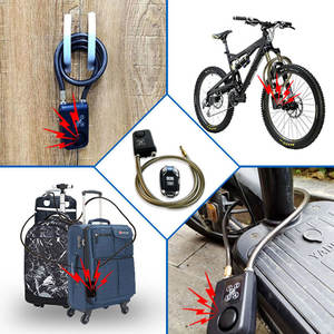 Cerradura de <span class=keywords><strong>cable</strong></span> inteligente de autenticación <span class=keywords><strong>dual</strong></span> segura y confiable Cerradura de <span class=keywords><strong>cable</strong></span> de alarma digital para espacios públicos - Product Image 2