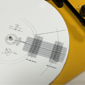 Nuevo Estroboscopio Acrílico de Alta Precisión para Calibración de Discos de 33, 45 y 78 RPM, Antiestático, para Uso Doméstico - Product Image 1
