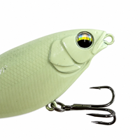 Leurre de pêche à hélice arrière LUSHAZER 80mm 90mm, leurre dur flottant pour surface, pour achigan, brochet, perche, avec hameçon triple, pour lancer en surface