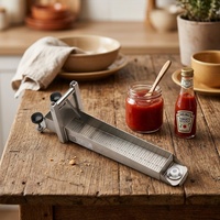 Consistomètre Bostwick SS304 pour sauce tomate ASTM F1080, pâte de tomate, purée de fruits, yaourt, crème salade et tous les condiments épais