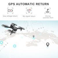 Dron cuadricóptero con GPS y cámara de 1080P, 5G, Wifi, FPV, helicóptero Follow Me, profesional, sin escobillas, SJRC F11