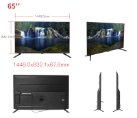 Téléviseur Intelligent 65 Pouces 4K Haute Définition, Système Android, Stockage 16 Go