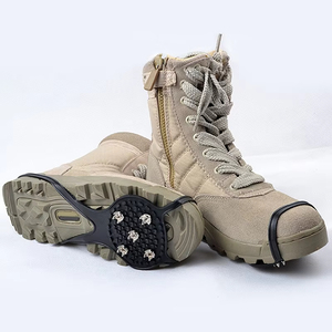 Chaussures à <span class=keywords><strong>crampons</strong></span> à 5 dents pour hommes et femmes, <span class=keywords><strong>crampons</strong></span> antidérapants pour la neige, pour l'escalade et la randonnée, accessoires de sports d'hiver - Product Image 5
