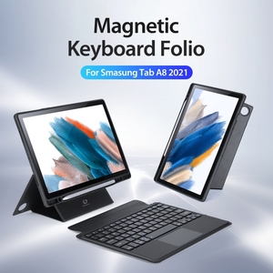 <span class=keywords><strong>Custodia</strong></span> in Pelle con Tastiera Magnetica Flottante e Supporto per Samsung Galaxy Tab <span class=keywords><strong>A8</strong></span> 2021 10.5 DUX DUCIS DK - Product Image 2