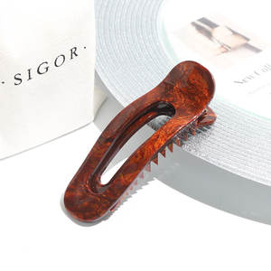 Xinmei acétate pinces à <span class=keywords><strong>cheveux</strong></span> plates <span class=keywords><strong>pour</strong></span> femmes grandes pinces à griffes d'alligator écaille de tortue <span class=keywords><strong>Barrette</strong></span> à <span class=keywords><strong>cheveux</strong></span> <span class=keywords><strong>pour</strong></span> <span class=keywords><strong>cheveux</strong></span> épingle à <span class=keywords><strong>cheveux</strong></span> griffe de requin - Product Image 3