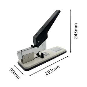 <span class=keywords><strong>Agrafeuse</strong></span> manuelle en métal EMDA pour bureau, format jumbo, grande capacité, 210 feuilles, gris - Product Image 2
