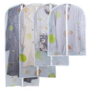 Transparent Clothing Dust <b>Cover</b> Non Woven Fabric Rectangle Hook Type Wardrobe Storage Clothes <b>Protector</b> Dustproof - Product Image 5