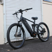 Vélo de montagne électrique à suspension intégrale à moteur central Bafang G510 1000W 48V haute puissance
