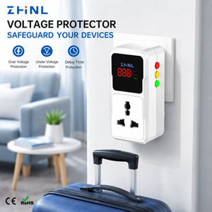 Adaptateur de voyage britannique avec protection de <span class=keywords><strong>tension</strong></span> réglable, protection contre les surtensions et régulateur de <span class=keywords><strong>tension</strong></span>, universel (CE RoHS, certifié sécurité) - Product Image 1