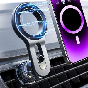 Support magnétique pour téléphone de voiture LISEN 2026 avec clip à crochet en acier robuste pour iPhone 16 15 Pro Max, support universel pour grille d'aération de voiture - Product Image 1