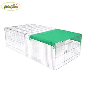 Cage à lapin pliante facile cage pour animaux de compagnie pour une utilisation intérieure et extérieure