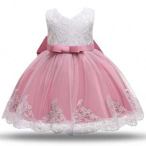 Vestidos de Fiesta para Niñas, Vestidos de Princesa para Eventos, Vestidos de Dama de Honor con Encaje, Sin Mangas - Product Image 5