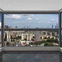 Fenêtre coulissante vers le haut, fenêtres en verre, fenêtres de balcon, Patio, terrasse et balcon, fenêtre intelligente