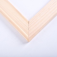 Barras de Madera de Pino para Lienzos con Esquinas de Encaje Mortise y Tenon, Tamaño Personalizado, para Enmarcar Cuadros de Arte y Pinturas al Óleo DIY