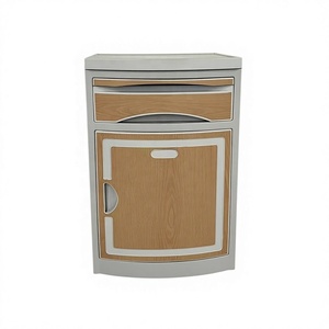 Hospital Bedside Cabinet Medical <b>Storage</b> <b>Locker</b> Detachable Plastic Bedside Table with Drawer for Hospital Patient Room - Product Image 4