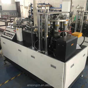 Machine à gobelets en carton de café jetable automatique à bas prix mini machine à gobelets en carton de fruits - Product Image 3